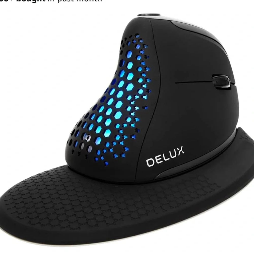 (D2) Ergonomic Vertical Mouse - Black
